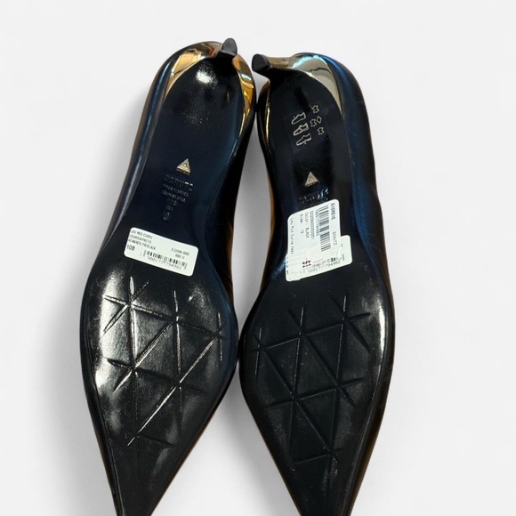 Schutz Lou Lo Leather Kitten Heel Pump Brand New Size 10 Holiday Party Dressy - Picture 6 of 8